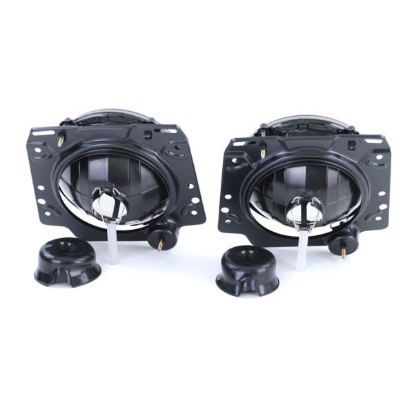 Headlights with crosshair (Black Smoke) for VW Golf 2 83-91 - Slika 5