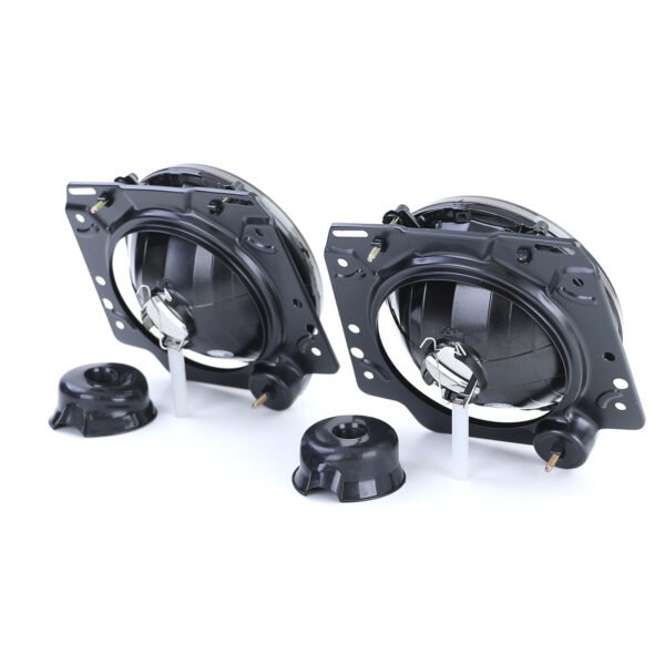 Headlights with crosshair (Black Smoke) for VW Golf 2 83-91 - Slika 3
