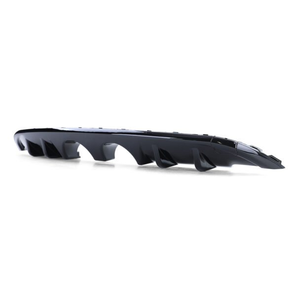 Rear diffuser (6R look, black gloss) for VW Golf 6 1K 08-13 - Slika 2