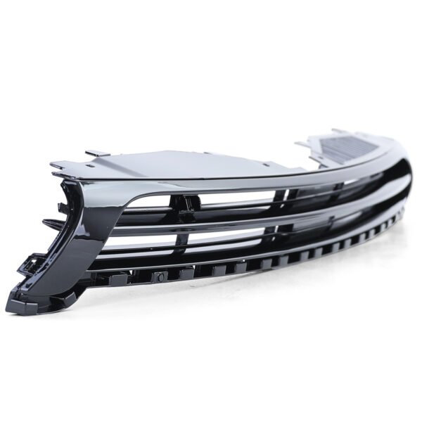 Front gloss black radiator grille for VW SCIROCCO R - Slika 4