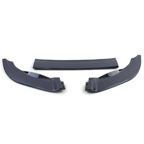 Front Spoiler Lip (Black Gloss) for Golf 6 09-12 with R20 Bumper - Slika 5
