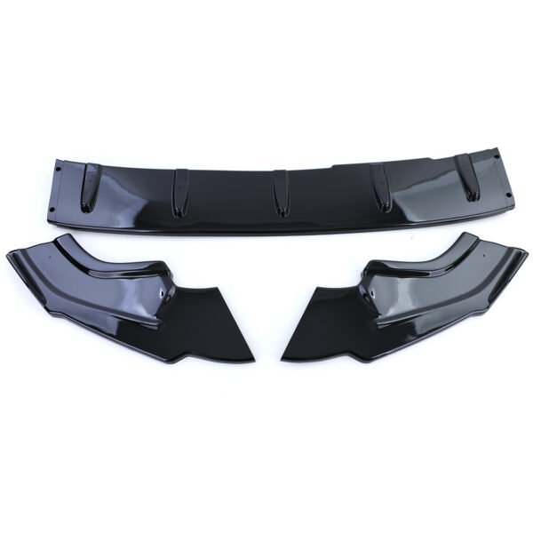 Front Spoiler Lip (Black Gloss) for VW Golf 7 GTI 13-20 - Slika 5
