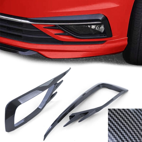 Fog light frames (carbon look) for VW Golf 7 17-20