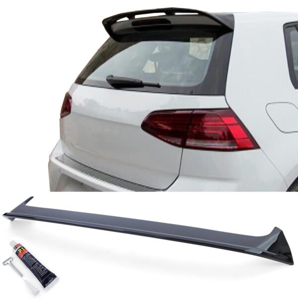 Rear Spoiler (Black Gloss) for VW Golf 7 13-20
