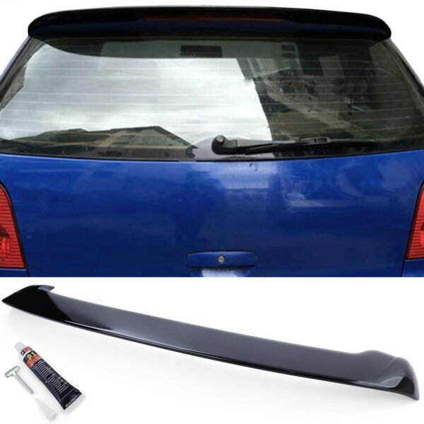 Sport gloss black rear spoiler for VW POLO 9N