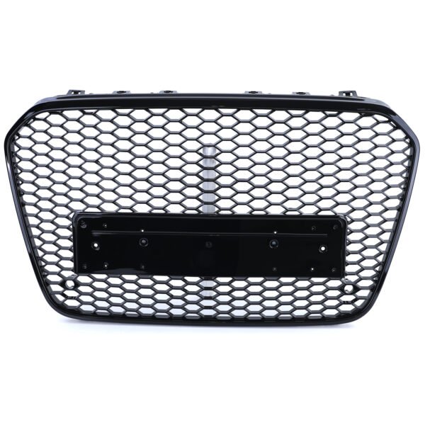 Sport gloss black honeycomb front grille for AUDI A6 C7 - Slika 5