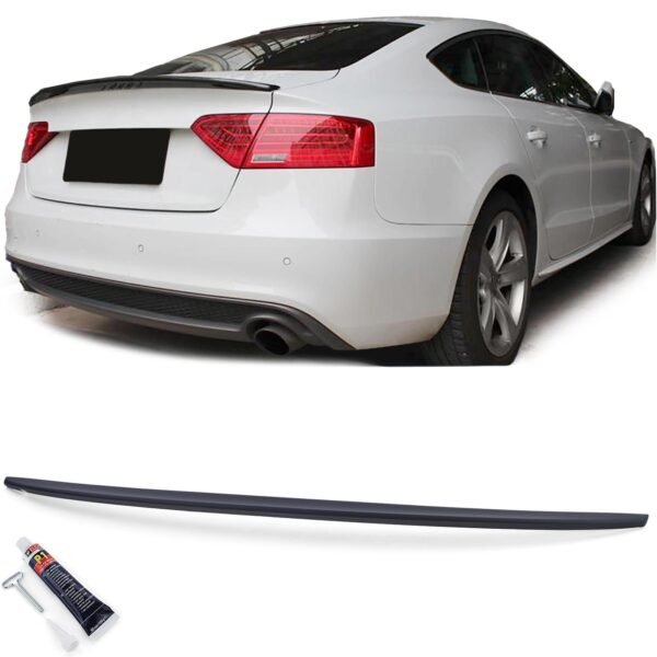 Sport matt black rear spoiler for AUDI A5 8T/8F