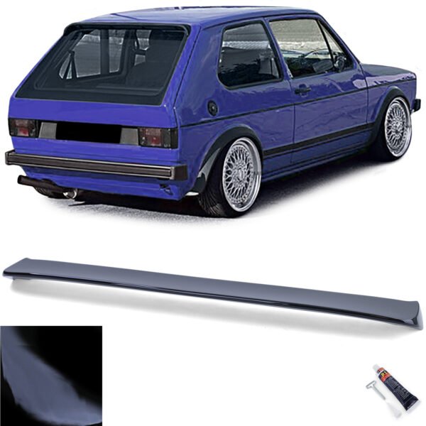 Sport rear spoiler (black gloss) for VW Golf 1 74-85 also GTI