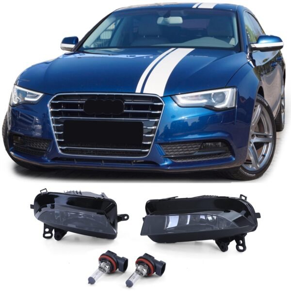 Black smoke fog lights for AUDI A5 8T/8F