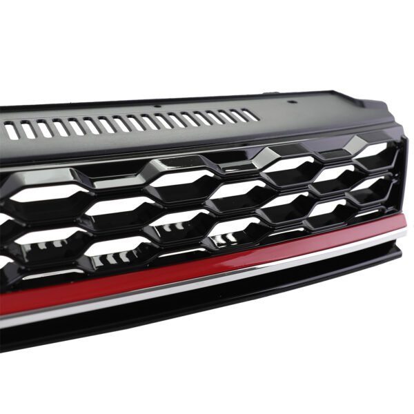 Grille without Emblem (Black Gloss) for VW Golf 7 GTD GTI Facelift 17-20 - Slika 2