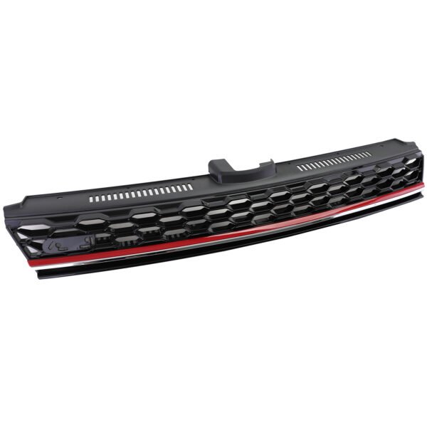 Grille without Emblem (Black Gloss) for VW Golf 7 GTD GTI Facelift 17-20 - Slika 8