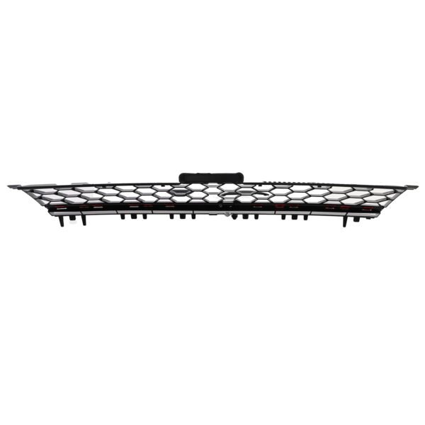 Honeycomb grille without emblem (black gloss) for VW Golf 7 12-17 also GTI - Slika 4