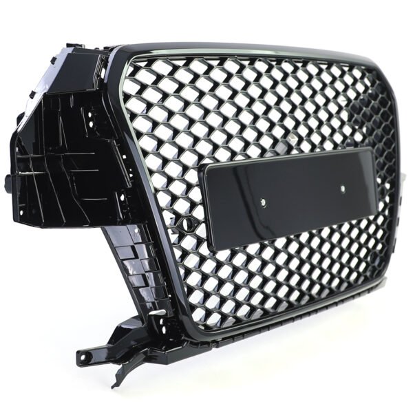 Sport gloss black honeycomb front grille for AUDI Q3 8U - Slika 3