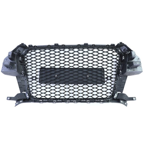 Sport gloss black honeycomb front grille for AUDI Q3 8U - Slika 9