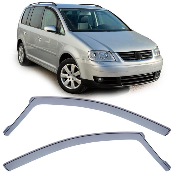 Tinted wind deflectors for VW TOURAN 1T