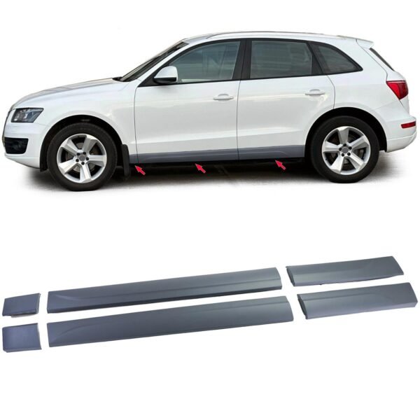 6-piece mudguard sill set for AUDI Q5 8R