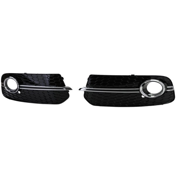 Gloss chrome honeycomb bumper grille trim for AUDI Q5 8R - Slika 2