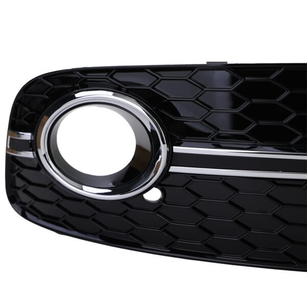 Gloss chrome honeycomb bumper grille trim for AUDI Q5 8R - Slika 5