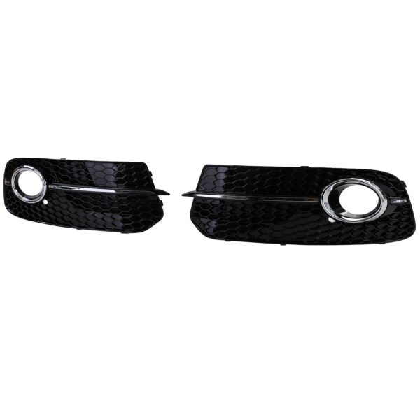 Gloss black honeycomb bumper grille trim for AUDI Q5 8R - Slika 2