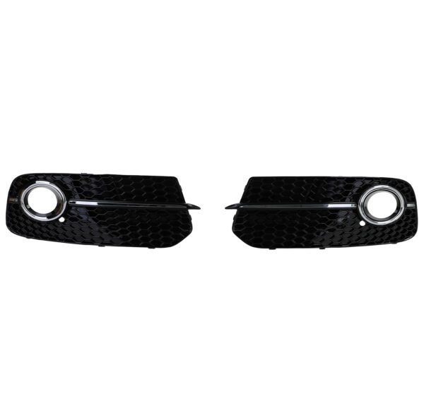 Gloss black honeycomb bumper grille trim for AUDI Q5 8R - Slika 3