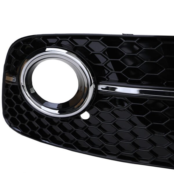 Gloss black honeycomb bumper grille trim for AUDI Q5 8R - Slika 5