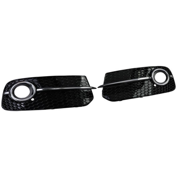 Gloss black honeycomb bumper grille trim for AUDI Q5 8R - Slika 7