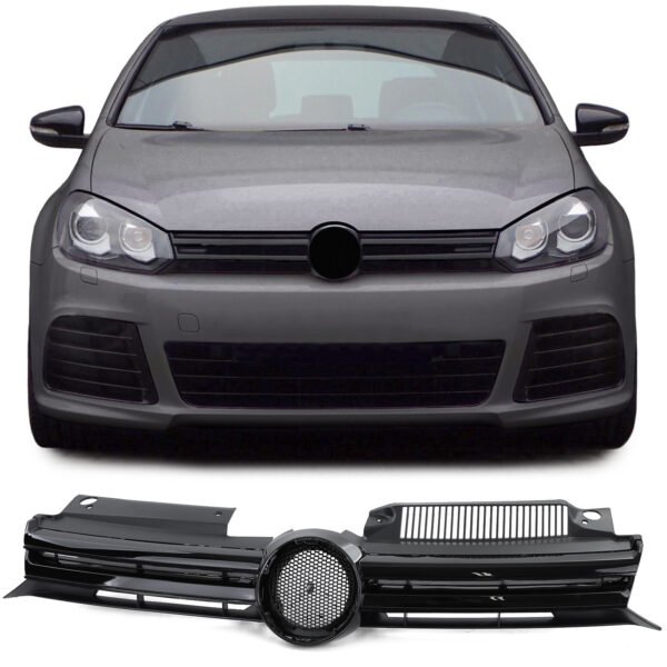 Grille (Black Gloss) for VW Golf 6 08-13