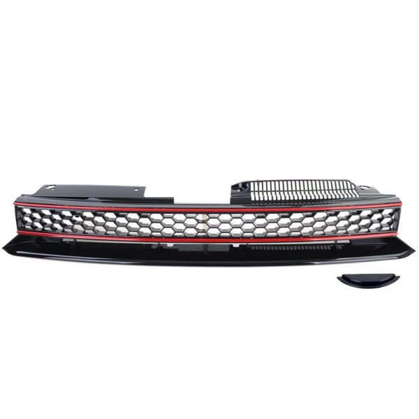 Honeycomb grille without emblem + bumper grille for VW Golf 6 08-13 - Slika 2