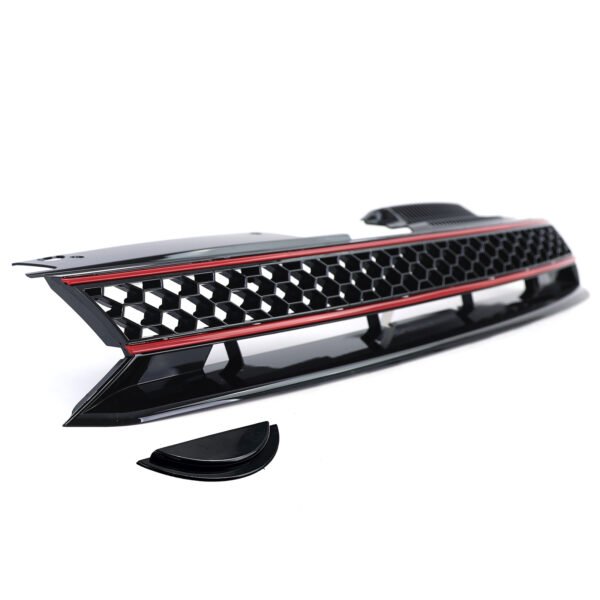 Honeycomb grille without emblem + bumper grille for VW Golf 6 08-13 - Slika 3