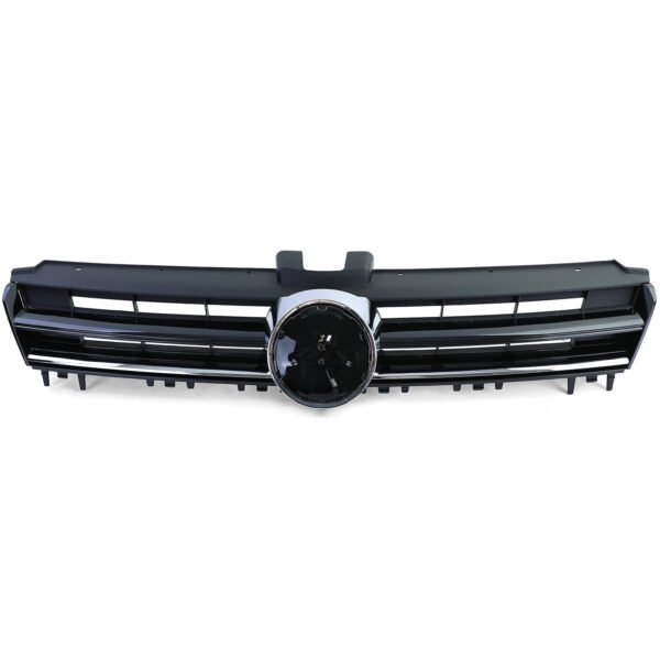 Sport Grille Black Gloss with Chrome Strip for VW Golf 7 also GTI 12-17 - Slika 5