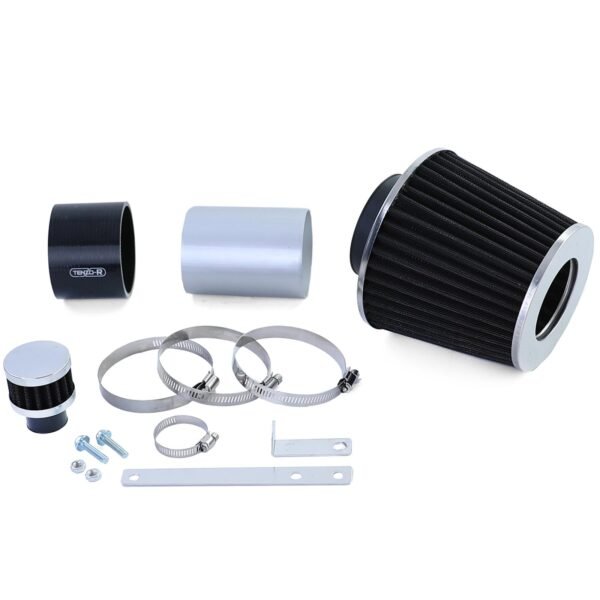 Air intake kit with black sports filter for VW GOLF 4, BORA, BEETLE