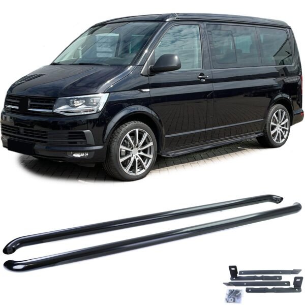 Side Tubes Stainless Steel(black) for VW T5 T6 T6.1 short wheelbase