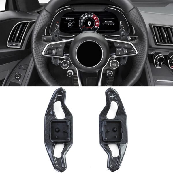 Genuine carbon fiber paddle shifters for AUDI A5/S5/RS5 F5 and A6/S6/RS6 C7