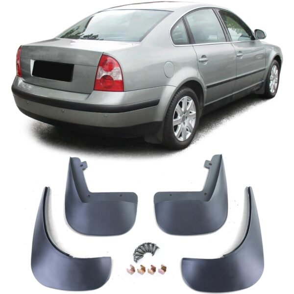 Black mud flap set for VW PASSAT B5.5