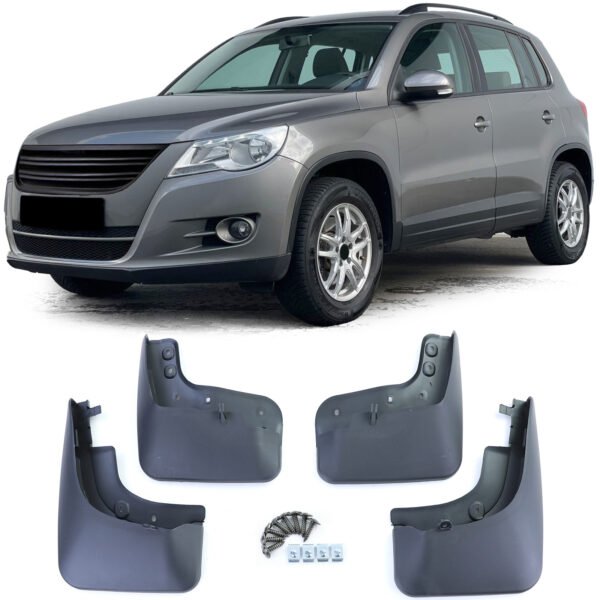 Black mud flap set for VW TIGUAN 5N