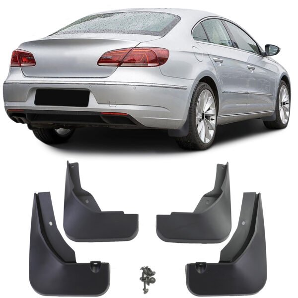Black mud flap set for VW PASSAT CC