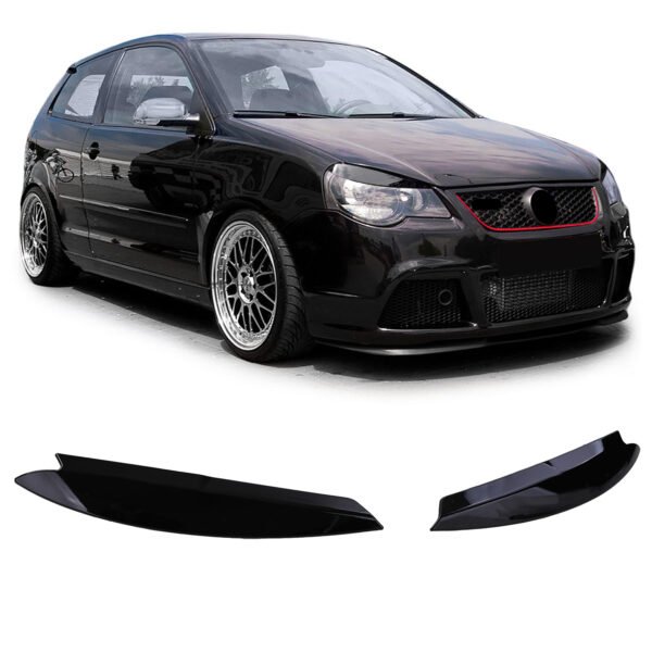Gloss black evil eye headlight covers for VW POLO 9N3