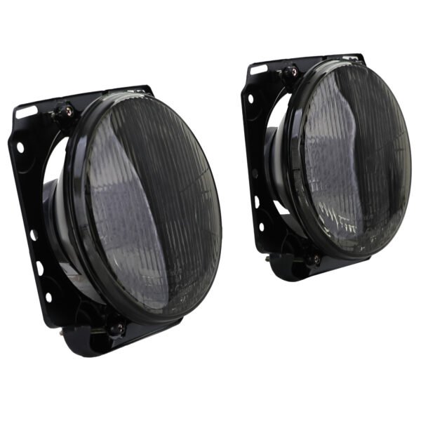 Headlights H4 with crosshair grooved (Black Smoke) for VW Golf 2 83-91 - Slika 7