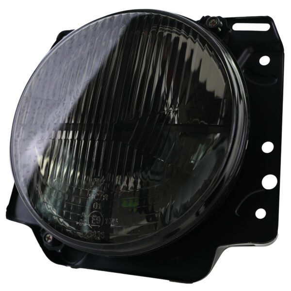 Headlights H4 with crosshair grooved (Black Smoke) for VW Golf 2 83-91 - Slika 6