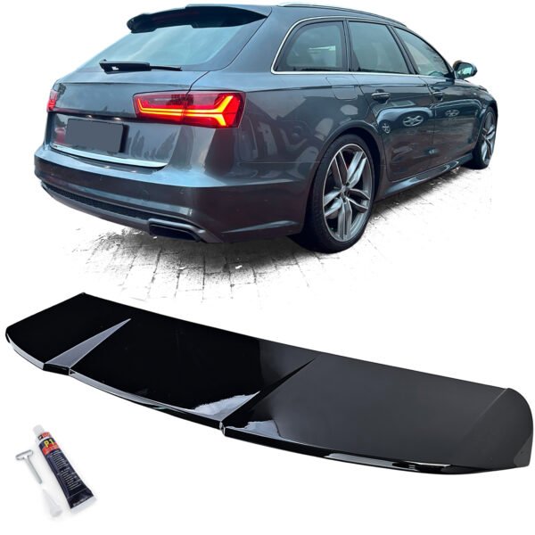 Performance gloss black rear spoiler for AUDI A6 C7