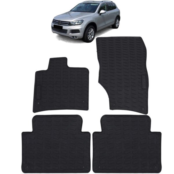 Premium rubber floor mats for VW TOUAREG II
