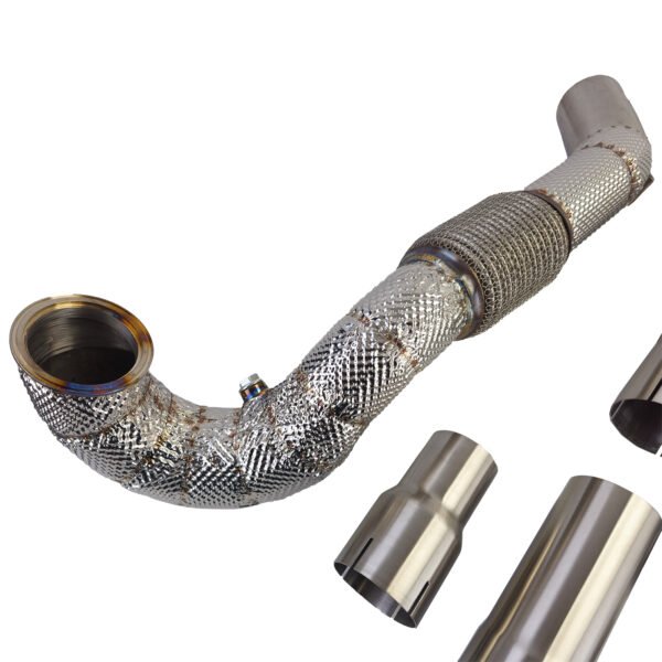 Racing Downpipe with 200cc Sport Cat and Heat Protection for VW Golf 7 GTI 13-17 - Slika 8