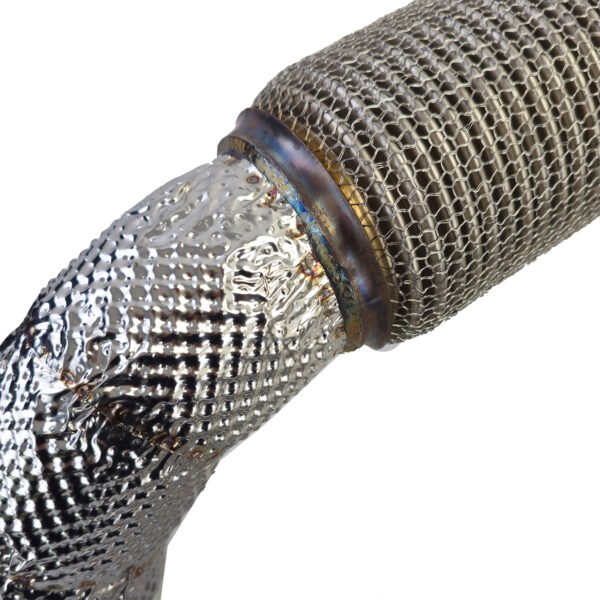 Racing Downpipe with 200cc Sport Cat and Heat Protection for VW Golf 7 GTI 13-17 - Slika 4
