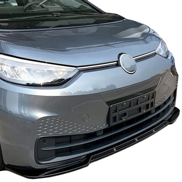 Front gloss black bumper spoiler for VW ID.3 - Slika 2