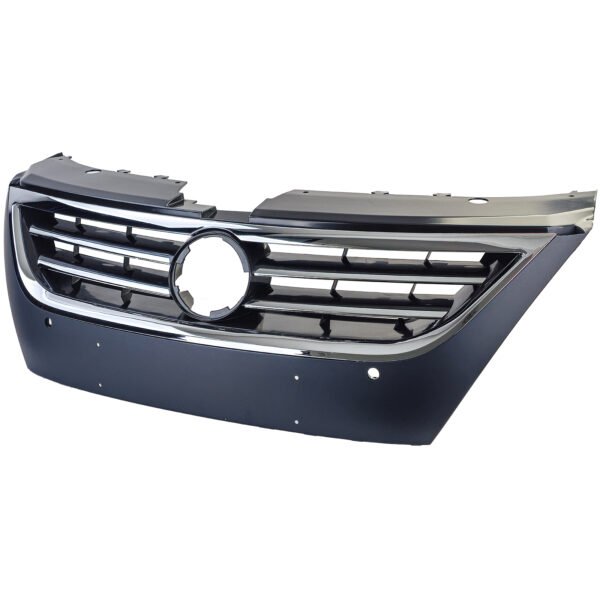 Black radiator grille with chrome strips for VW PASSAT CC - Slika 2