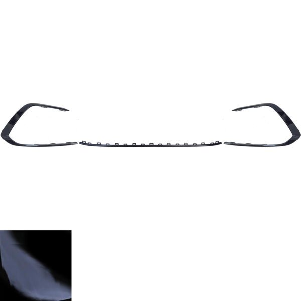 Bumper Trim Set 3-piece (Gloss) for VW Golf 8 GTI GTD R-Line 19-24 - Slika 2