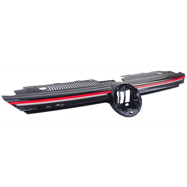 Grille with red trim illuminated for VW Golf 8 also GTI GTD R-Line 19-24 - Slika 9