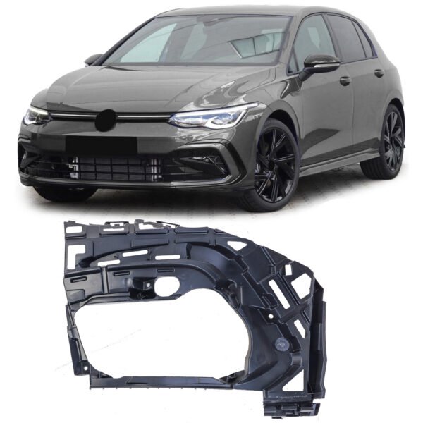 Support element left bumper bracket for VW Golf 8 GTI GTD R-Line 19-24