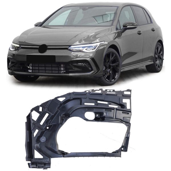 Right front bumper support element bracket for VW GOLF 8 GTI/GTD/R-LINE