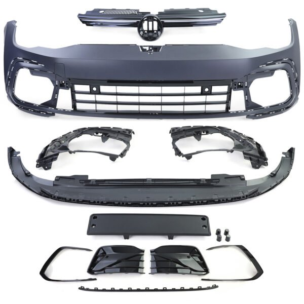 Sport front bumper with LED grille strip for VW GOLF 8 - Slika 2